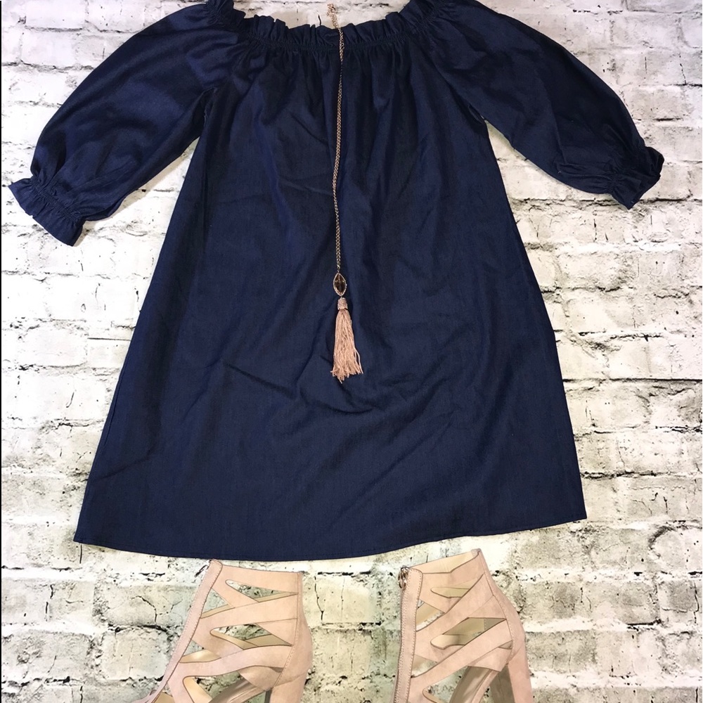 Beautiful Dark Denim Dress!